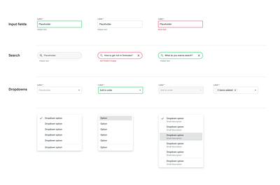 🎨 ✅🔍 Design system: Input fields design system design systems form fields input box input fields search bar ui web app ui