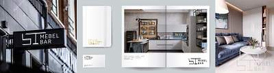 ST mebel bar branding logo