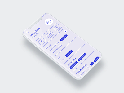 Profile Wireframe adobe photoshop adobe xd app app design design ux