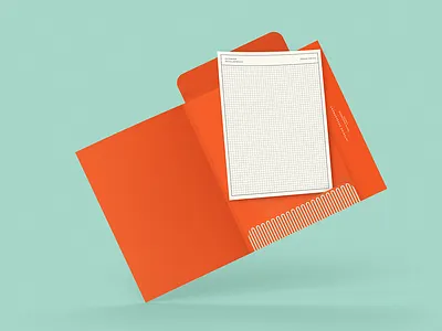 Folder YGO branding design folder identic orange