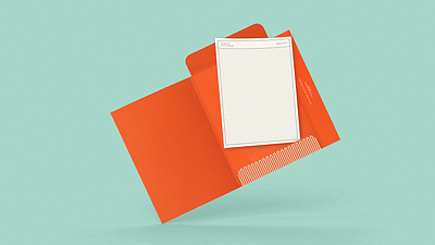 Folder YGO branding design folder identic orange