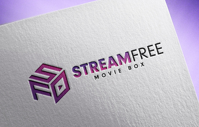 // StreamFree Movie Box Logo Design/Branding branding branding and identity branding design design logo logo design logodesign logos logotype minimalism minimalist minimalist logo minimalist logo design minimalistic simple logo simple logo design typography