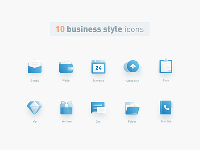 business icons business icon illustration