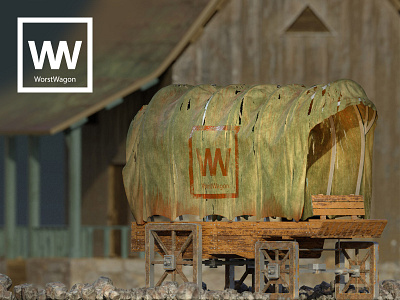 WorstWagon 2 b3d old substancepainter vintage wagon wood