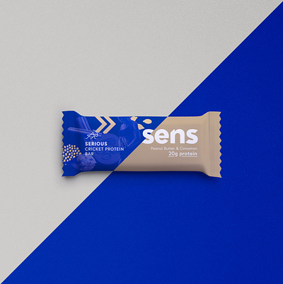 Sens serious bar branding collage cricket cricket protein czech diagonal food graphic design packaging design protein bar sens visual identity