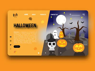 Halloween UI Design icon illustration logo ui web