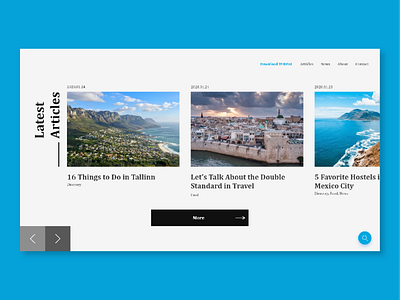 WebDesign articles minimal travel ui ux web design webdesign