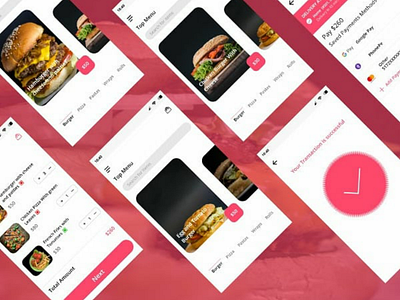 Food ordering app adobeillustrator adobexd burger delivery food frenchfries pastas pizza ui ux