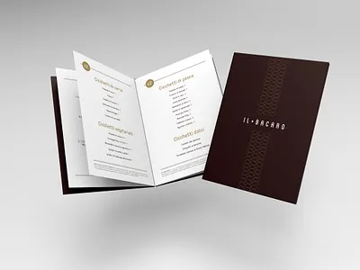 Costa Crociere - restaurant menu brand branding brown classy corporate identity dish elegant gold gold foil graphics menu menu restaurant pattern restaurant style wine
