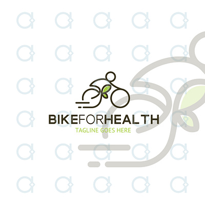 Bike Logo bike biker bikers brand design brand identity design designer graphic design health healthcare healthy logo sport template vector