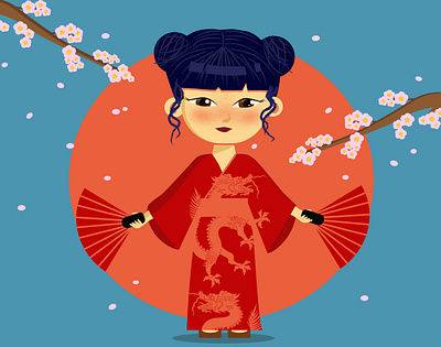 Кумико design flat icon illustration illustrator logo minimal ui vector web