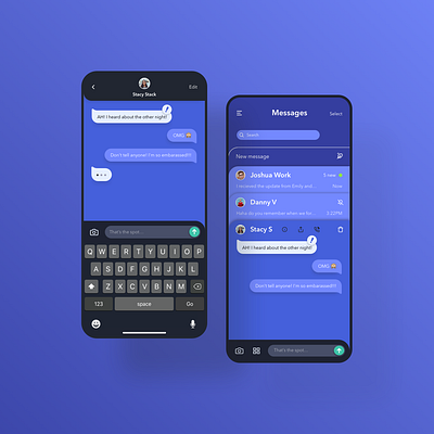 Chat App appdesign dailyui dailyuichallenge design designer inspiration iphonex uidesign uxdesign uxui