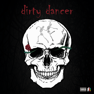 dirty dancer cover ai artdesign artwork cover design designer graphicdesign illustration illustrator skull track vector