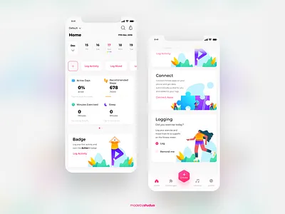 Health App & Fitness app design design health app ui user experience user interface ux
