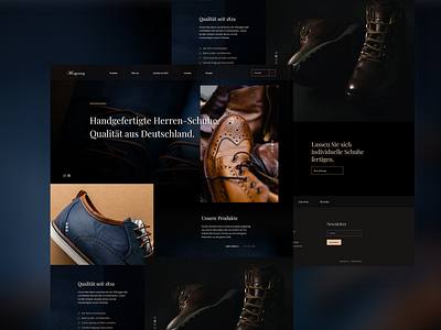 Shoe Manufacturer Website Design adobexd design manufacturer opensans playfair display shoes typography ux web web design webdesign webdesigner webdevelopment website website builder website concept websitedesigns websites websitestyle wordpress