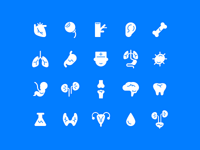 Medical Icons graphic design iconography icons illustrator medical medical icons oblik oblik studio vector