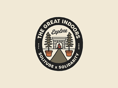 The Great Indoors adventure badgedesign graphicdesign illustration illustrator logo