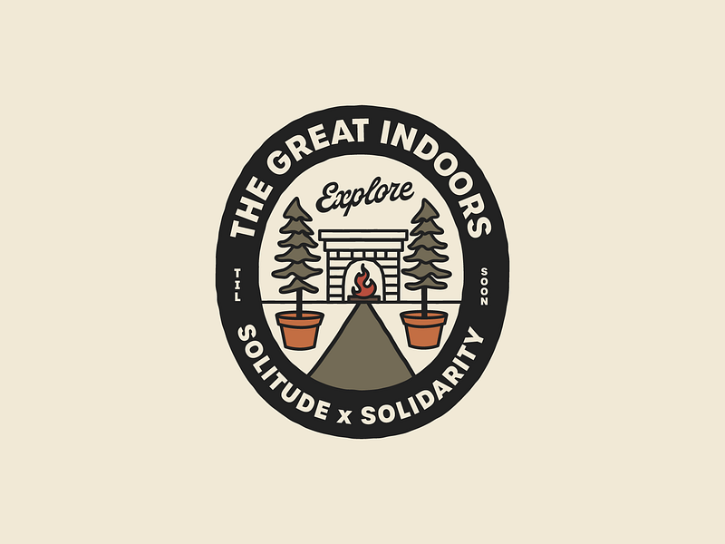 The Great Indoors adventure badgedesign graphicdesign illustration illustrator logo