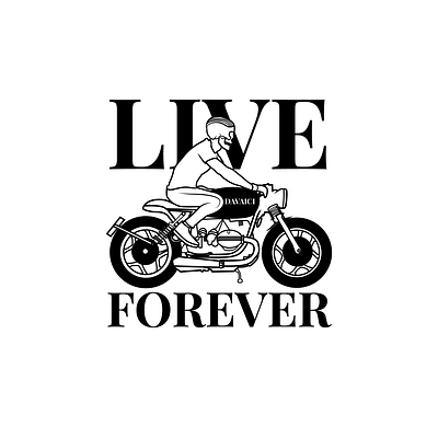 'Live Forever' by Connor Branding branding connorbranding design identity illustration logodesign logodesigner logoicon typography vector