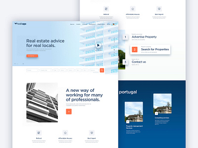 Dribbble advice blue concept creative ecommerce home hoolihome icon realestate ui design uidesign visualization web website website design