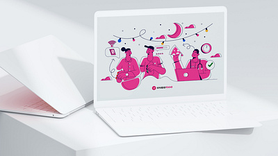night life animation branding design flat icon illustration minimal ui ux vector