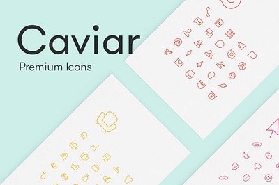 Caviar - Premium Icons branding dashboard design flat icons graphic design icon icons icons design logo startup icon