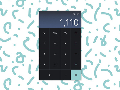 Calculator design digital illustration logo ui ux vector