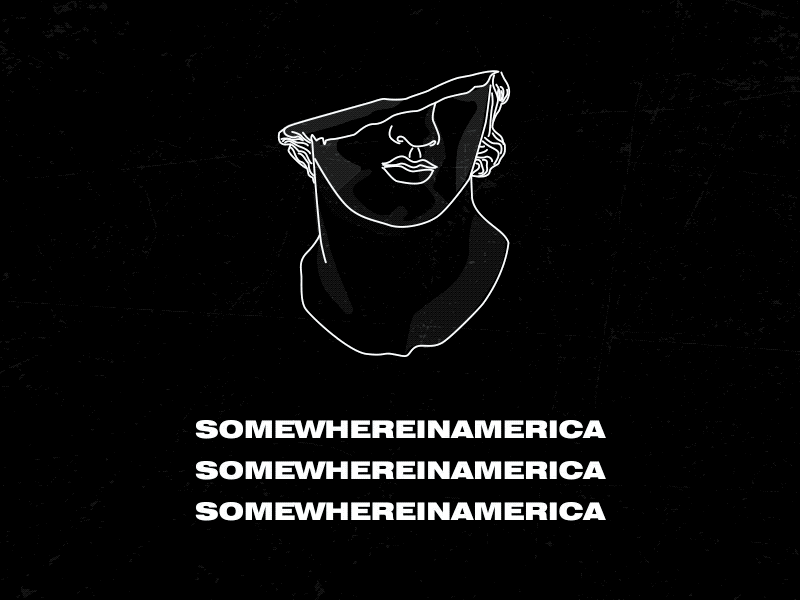 Somewhere in America Line Art animated animated lines animation animation 2d animation after effects greek god greek gods greek mythology hip hop illustration jay z jayz kinetic kinetic type kinetic typography line animation line art