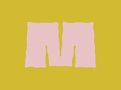 Dingos uppercase M bold book border cool cover fat font handwritten headline heavy kids outline rough smooth texture tipografia title type typeface typography