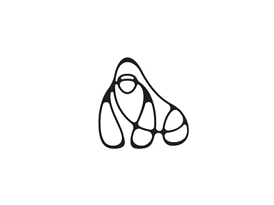 Gorilla Logo animal black and white branding design digital art double meaning flat gorilla icon icons illustration logo minimal vector wit
