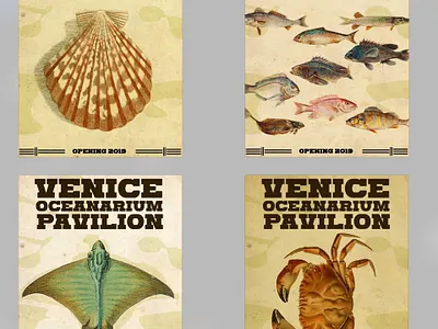 Venice Oceanarium Pavilion poster app art branding cool design illustration ios logo nyc poster