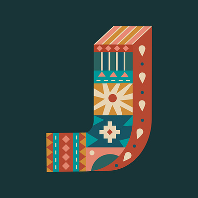 Letter J 36daysoftype design graphic illustration