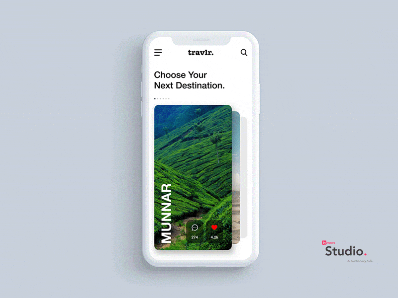 travlr. animation app design invision studio iphone x minimal mobile app mobile design mobile ui travel typography ui ux vector