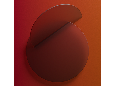 6. 36 Days of Type 07 2020 36days 36daysoftype 36daysoftype07 3d 3d art 3dartist 3dtype cg cgart cgi circle concept exploration idea illustrator maya minimal typography