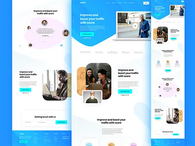 Multipurpose Agency Website And Landingpage Template agency page app landingpage support agency website