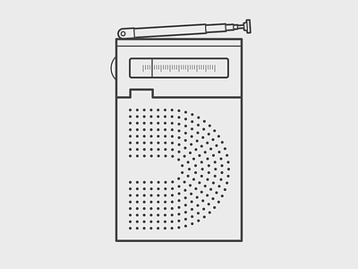 36 Days of Type - 5 2d 36 days of type 36daysoftype design illustration illustrator radio