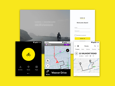 Hammerhead android app design branding dashboard design desktop digital graphicdesign hammerhead karoo mobile os smallbusiness startup typography ui uidesign ux uxdesign uxui