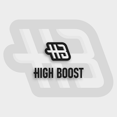 High Boost Logo auto branding brazilian car design icon illustration speed typography