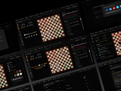 Chess Game Web Application design game art game design uxdesign