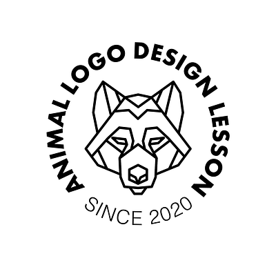 Animal Logo Design Practice dog illustration logo practice