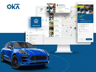 Oka branding dashboad illustrator photoshop ui user interface design ux web application