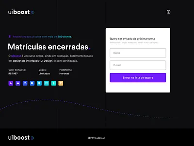 Redesign uiBoost Course design illustration ui ui design ux web