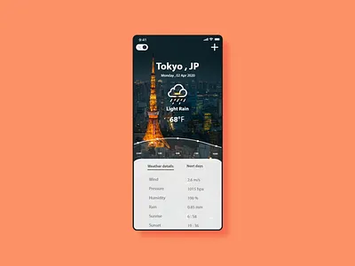 World weather forecast mobile design mobile ui weather weather app weather forecast
