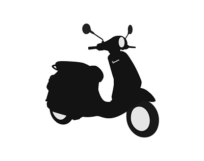 Vespa design illustration scooter vespa