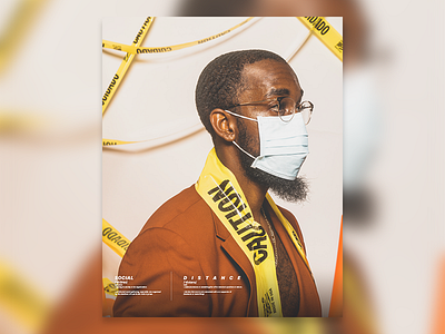 Quarantine atlanta caution design layout photography quarantine self portrait typeface typography