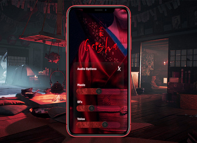 Game Settings Design design sound settings ui ux