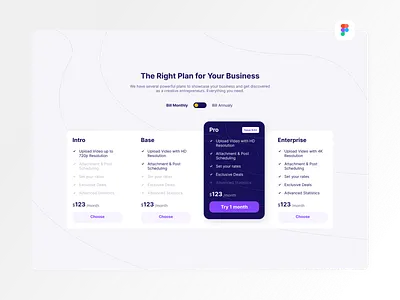 Pricing Desktop Exploration (Free Figma Files) accordion book clean comparison cost desktop desktop app feature figma landing page light modern price pricing rent table trial ui ux web design
