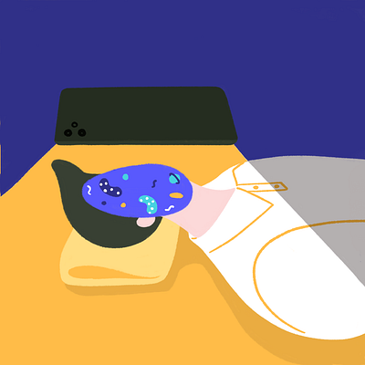 Click bait costing sleepless nights character click bait illustration insomia late night night phone sleepless