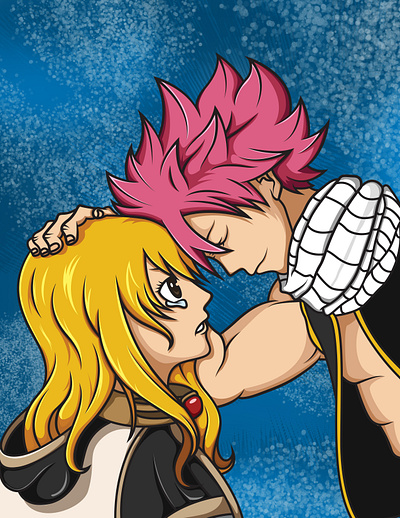 Natsu Dragneel x Lucy Hertfilia (Future) dragneel fairy tail heartfilia illustration lucy