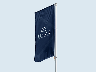 Tinas Dental Clinic Branding - Flag abstract blue branding clinic dental diamond luxury minimal pastel repiano teeth